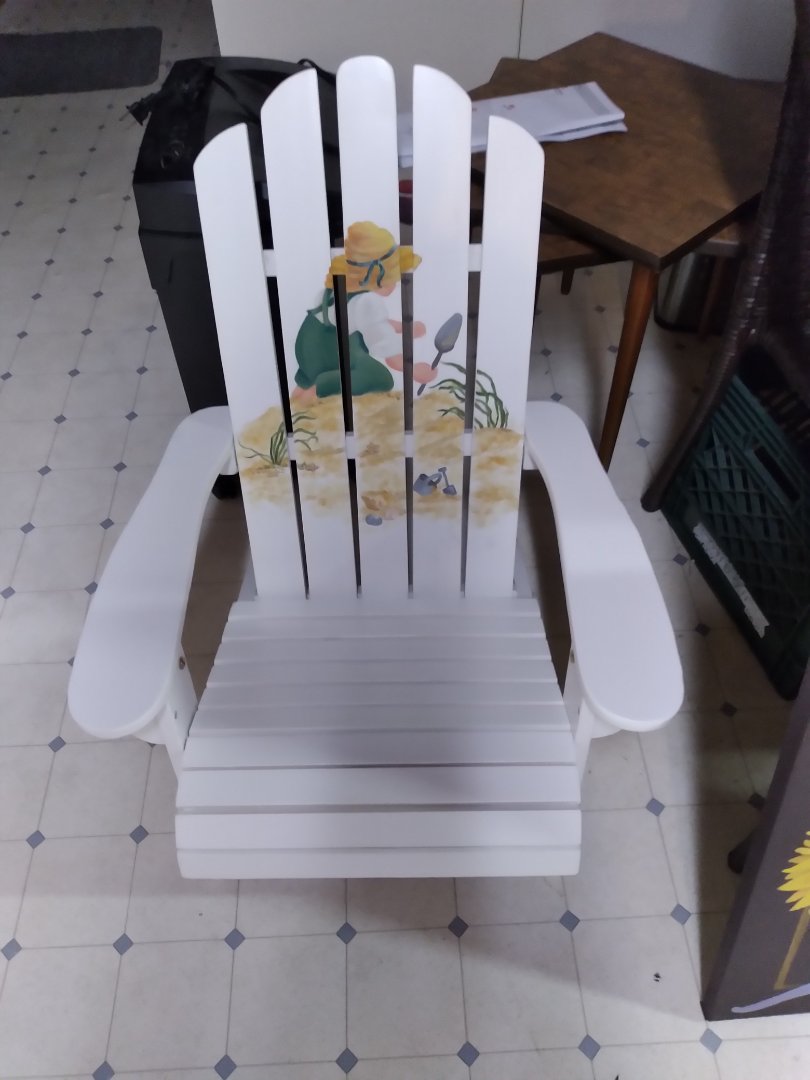 Holiday Market in Raleigh Adirondack chair